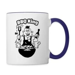 BBQ King White/Cobalt Blue