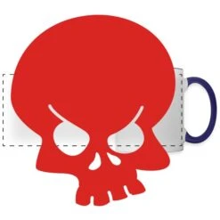 Skull White/Cobalt Blue