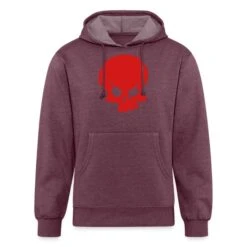 Skull Heather Burgundy