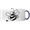 Springtime Bumble Bee White/Cobalt Blue
