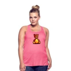 Teddy Bear Neon Pink