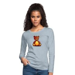 Teddy Bear Heather Ice Blue