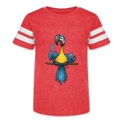 Talking Parrot Vintage Red/White