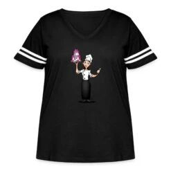 Pastry Chef With A Pink Glazed Cake Black/White