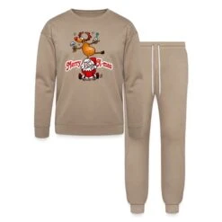 Merry Christmas - Reindeer Dances On Santa Claus Tan