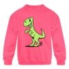 Gildan Dinosaur Neon Pink