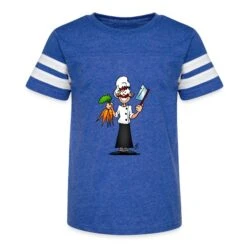 The Vegetarian Chef Vintage Royal/White