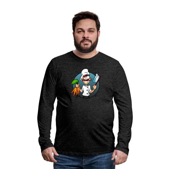 The Vegetarian Chef Charcoal Grey