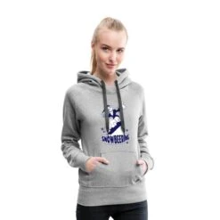 Snowbeering Or Snowboarding Heather Grey