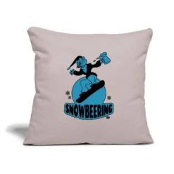 Snowbeering Or Snowboarding Light Taupe