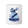 Snowbeering Or Snowboarding White/Cobalt Blue