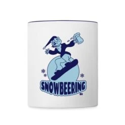 Snowbeering Or Snowboarding White/Cobalt Blue