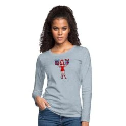 Christmas Heather Ice Blue