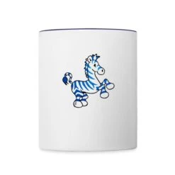 Zebra White/Cobalt Blue